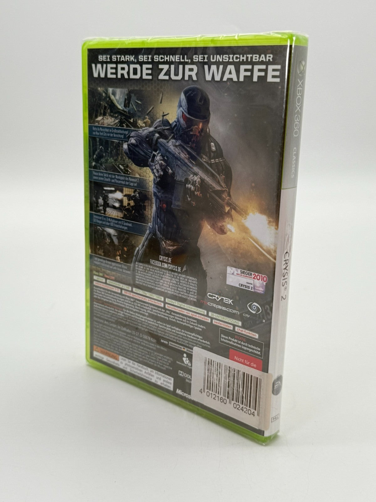 Crysis 2 Microsoft XBox 360 Sehr guter Zustand CIB OVP