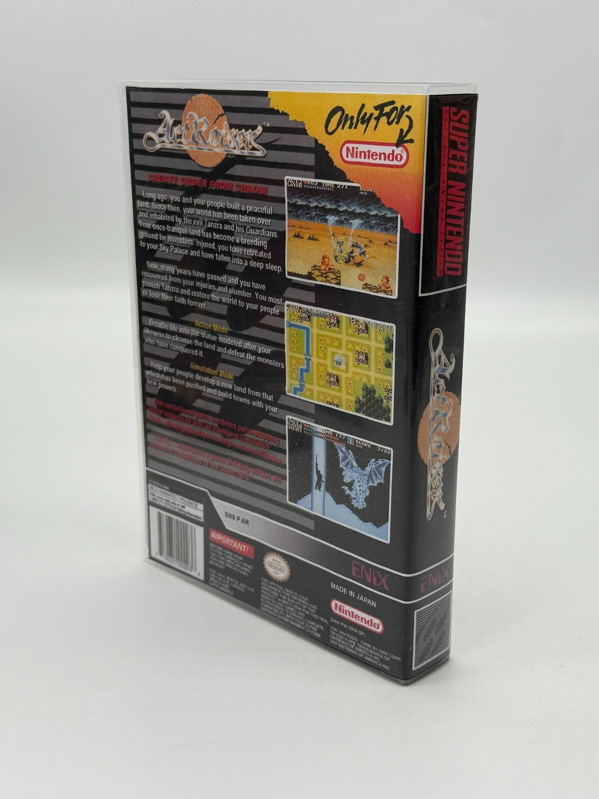 ActRaiser Super Nintendo SNES NTSC-U/C guter Zustand