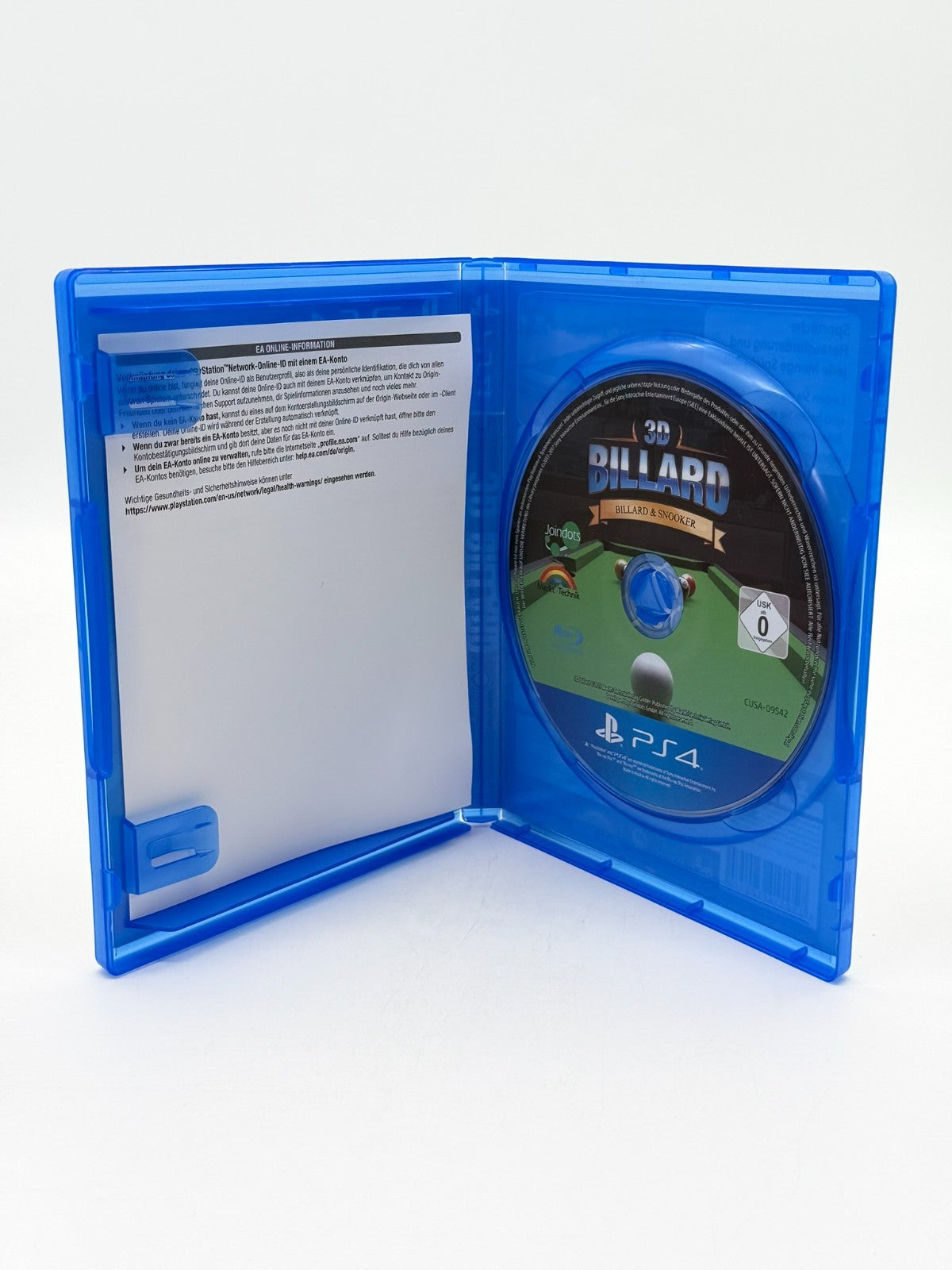 3D Billard Sony Playstation 4 Très bon état CIB OVP