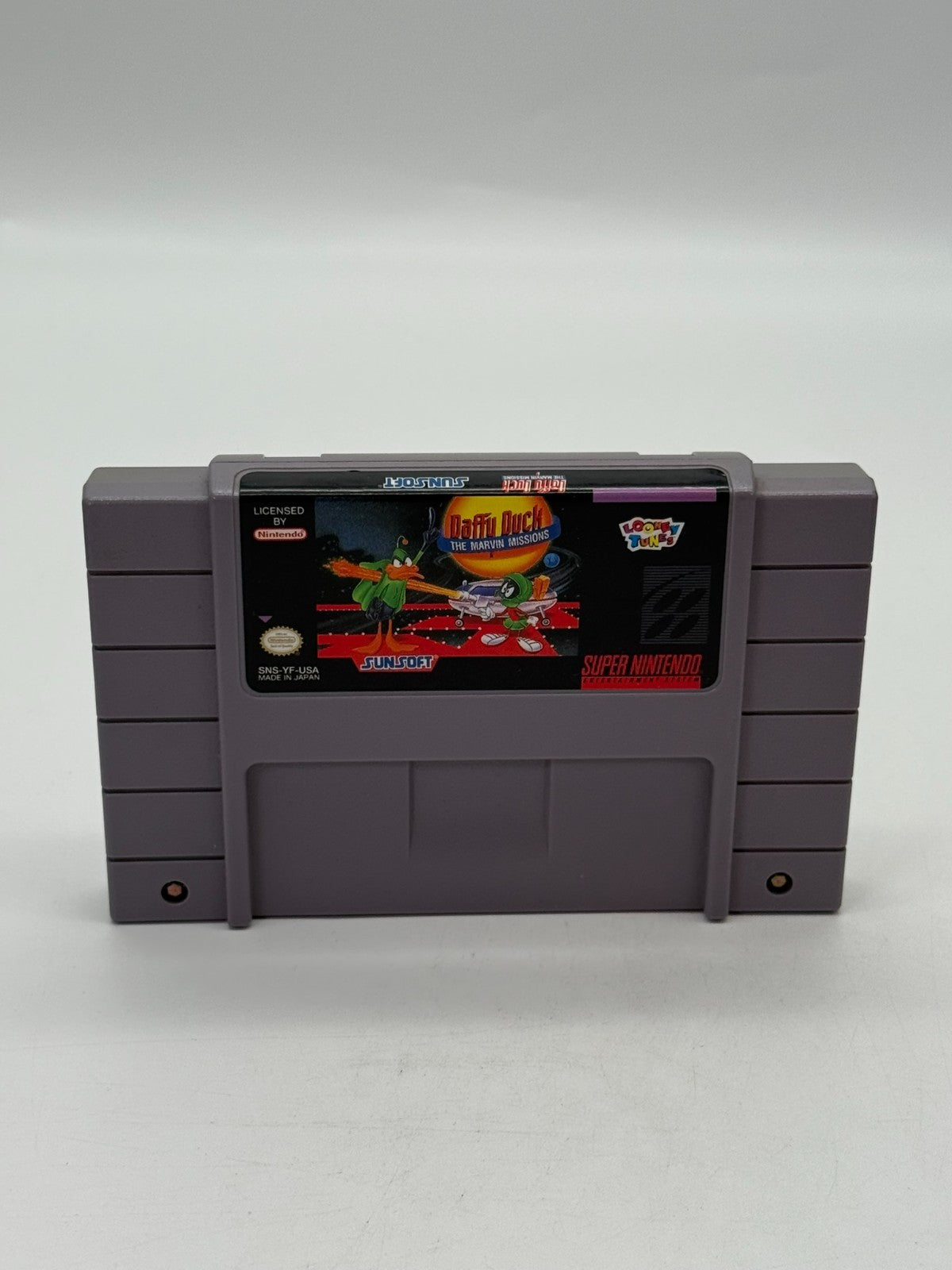 Daffy Duck The Marvin Missions Super Nintendo SNES NTSC-U/C bon - Très bon