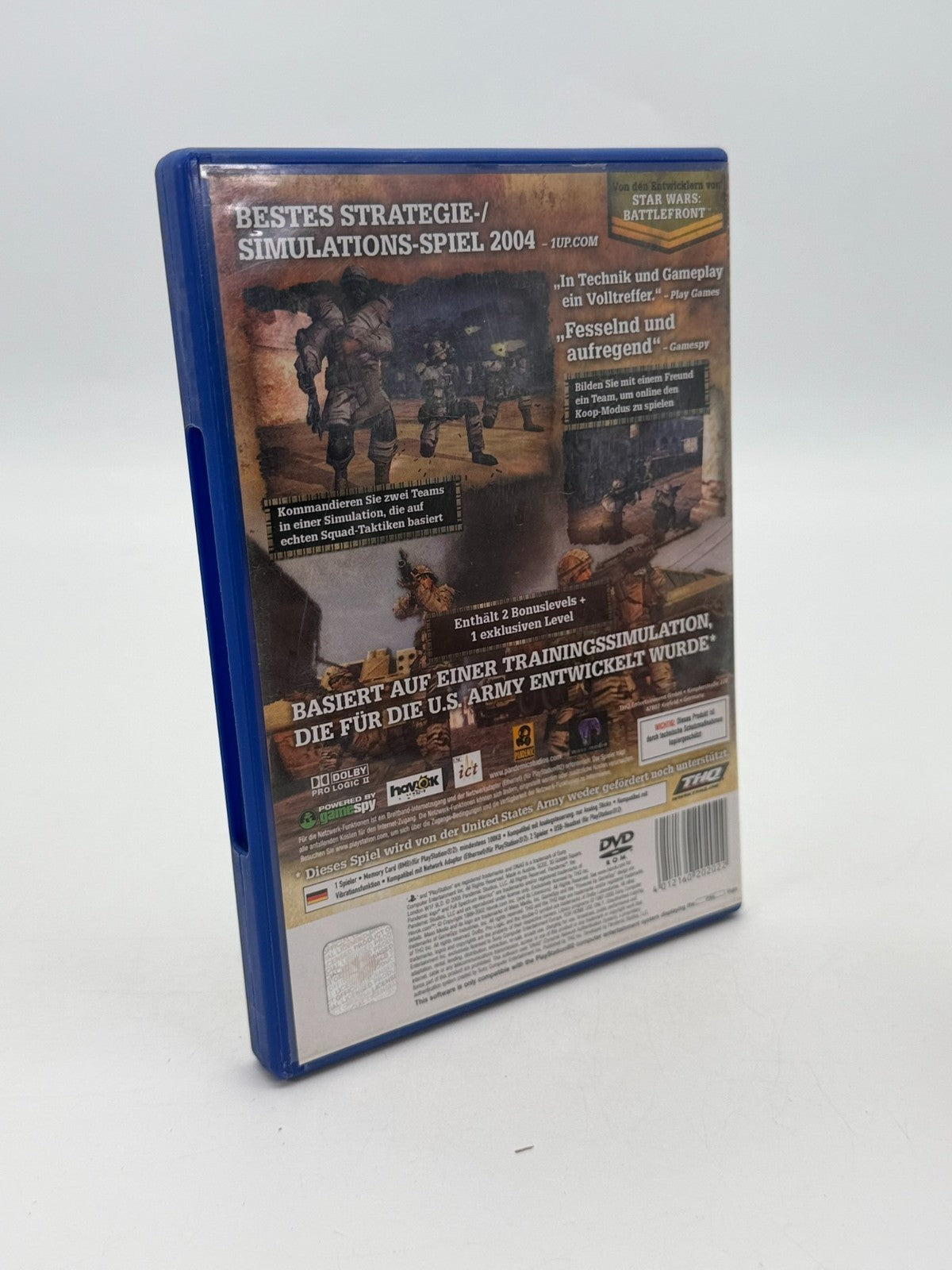 Full Spectrum Warrior Sony Playstation 2 guter Zustand CIB OVP