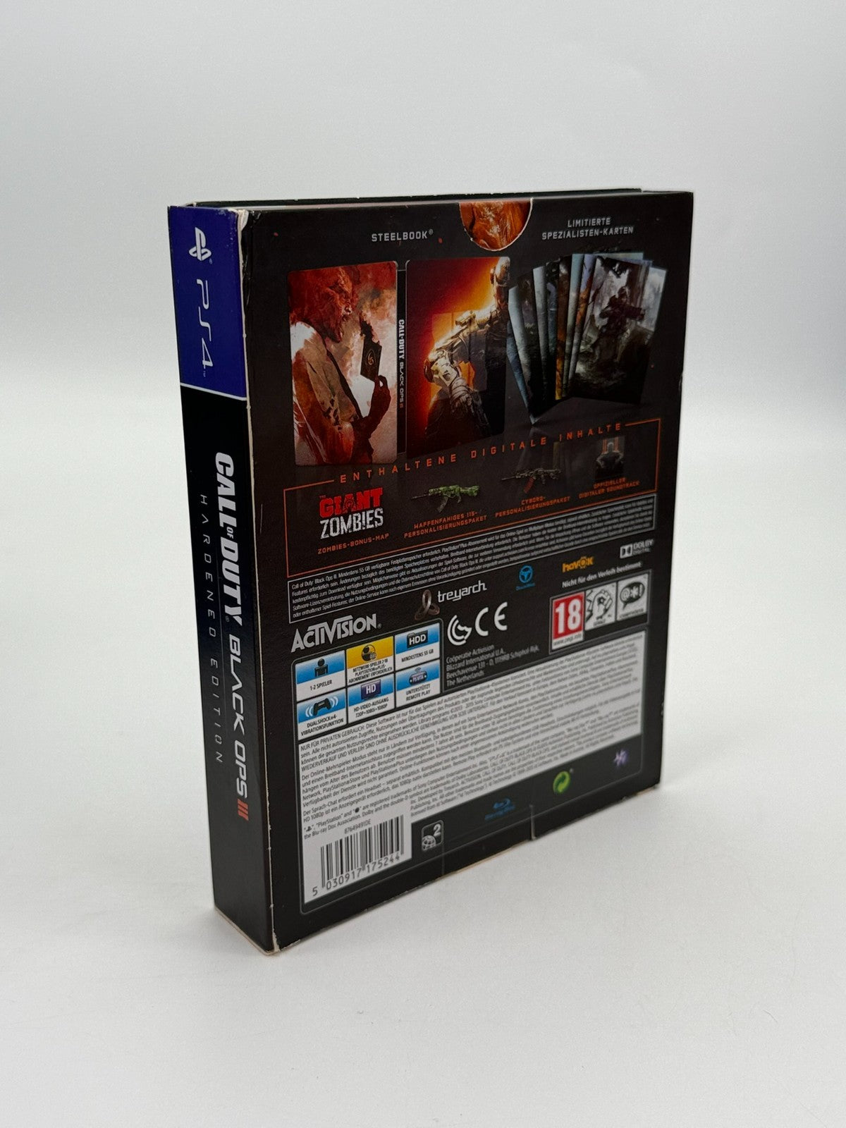 Call Of Duty Black Ops III Hardened Edition Sony Playstation 4 Steelbook CIB