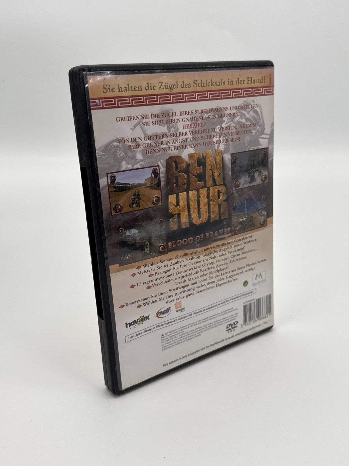 Ben Hur Sony Playstation 2 guter Zustand CIB OVP