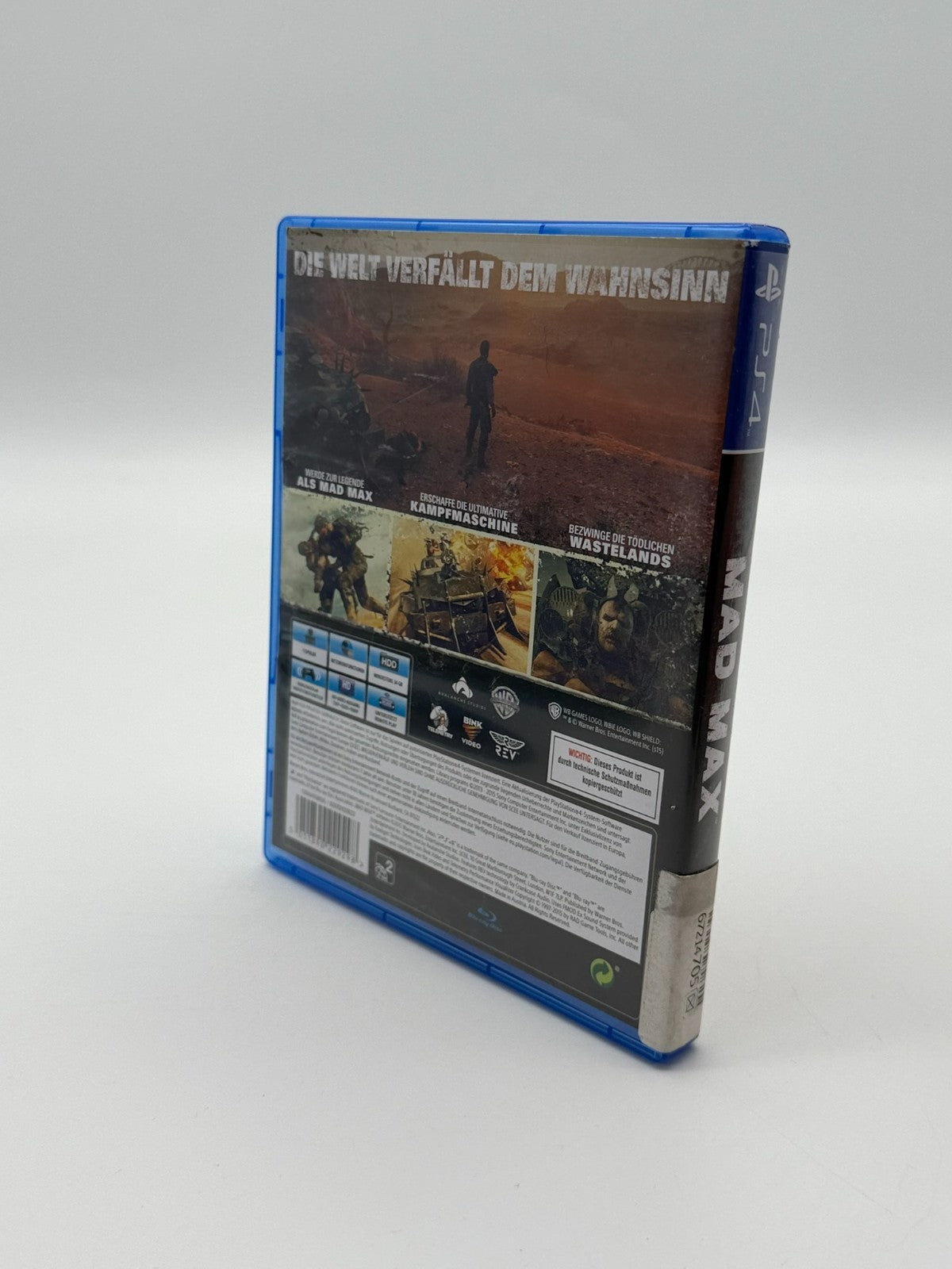 Mad Max + Steelbook Sony Playstation 4 bon état CIB OVP