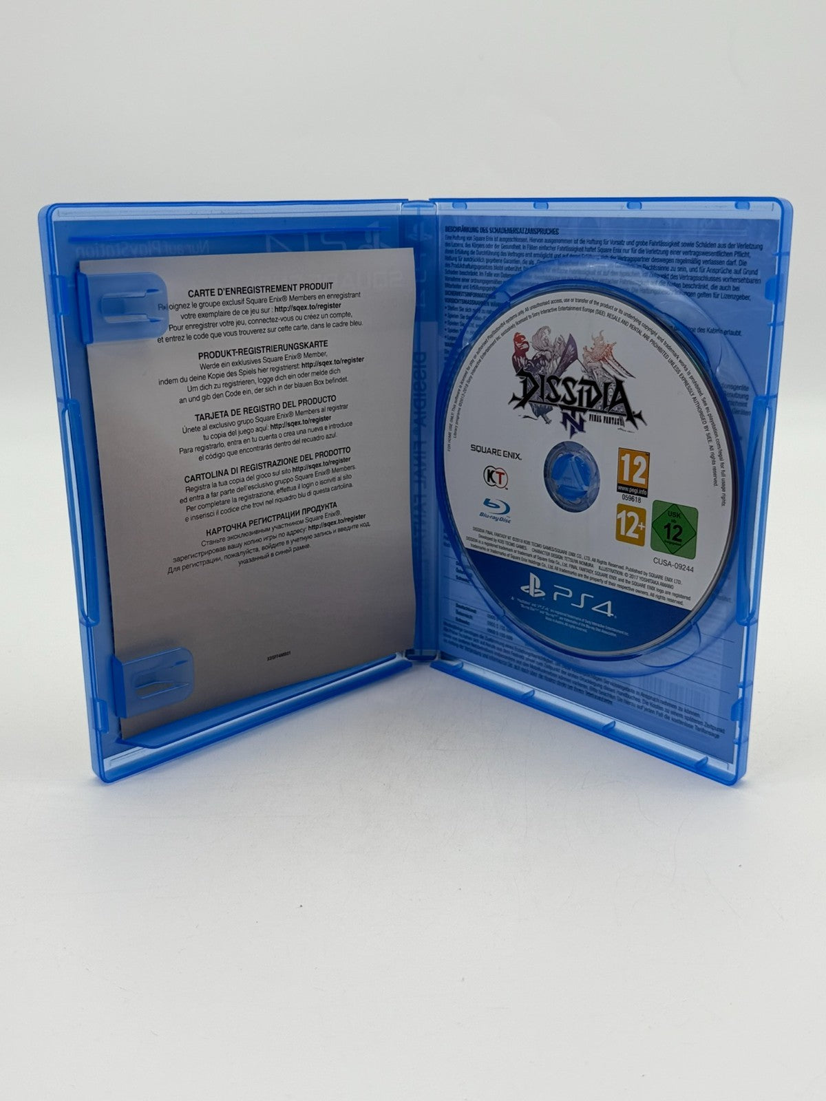 Dissidia Final Fantasy NT Sony Playstation 4 Sehr guter Zustand CIB OVP