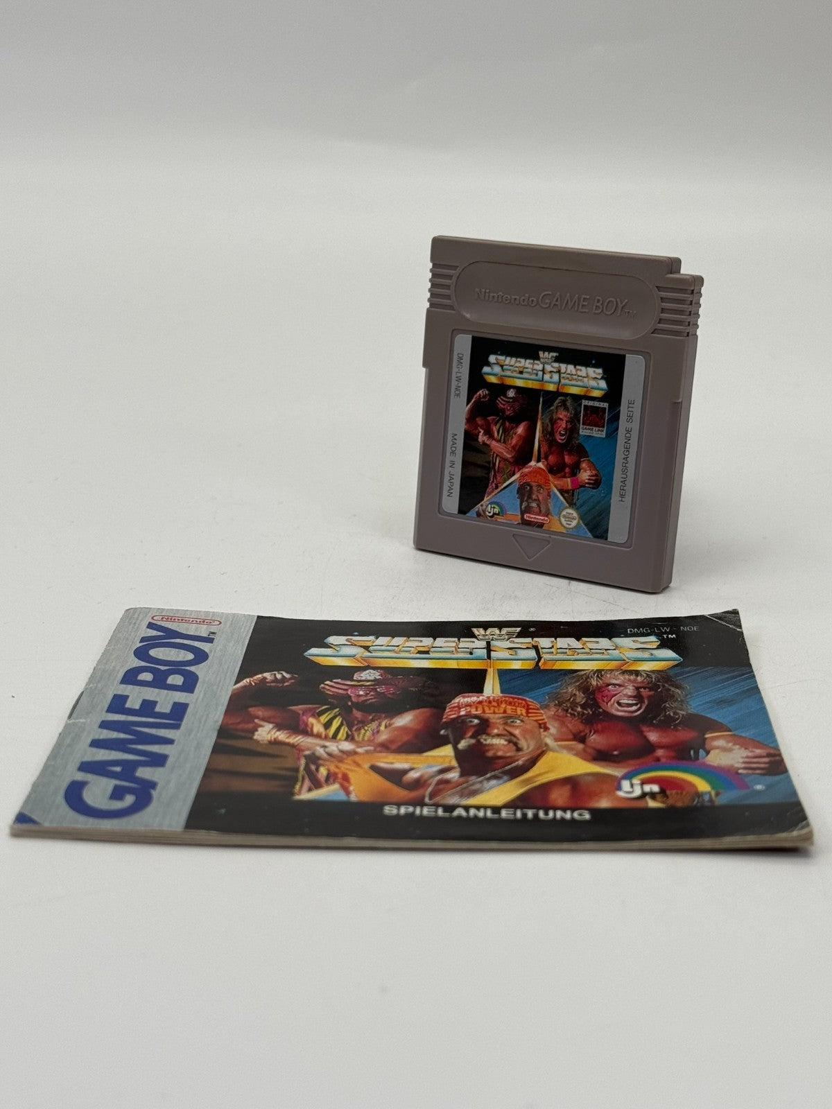 WWF Superstars Nintendo Game Boy Good Condition Manual & Cartridge