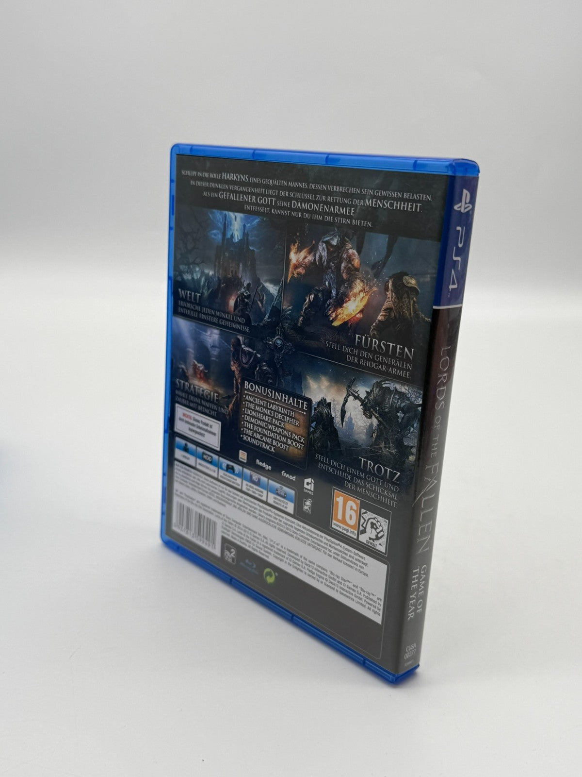 Lords Of The Fallen Game Of The Year Sony Playstation 4 Très bon état CIB