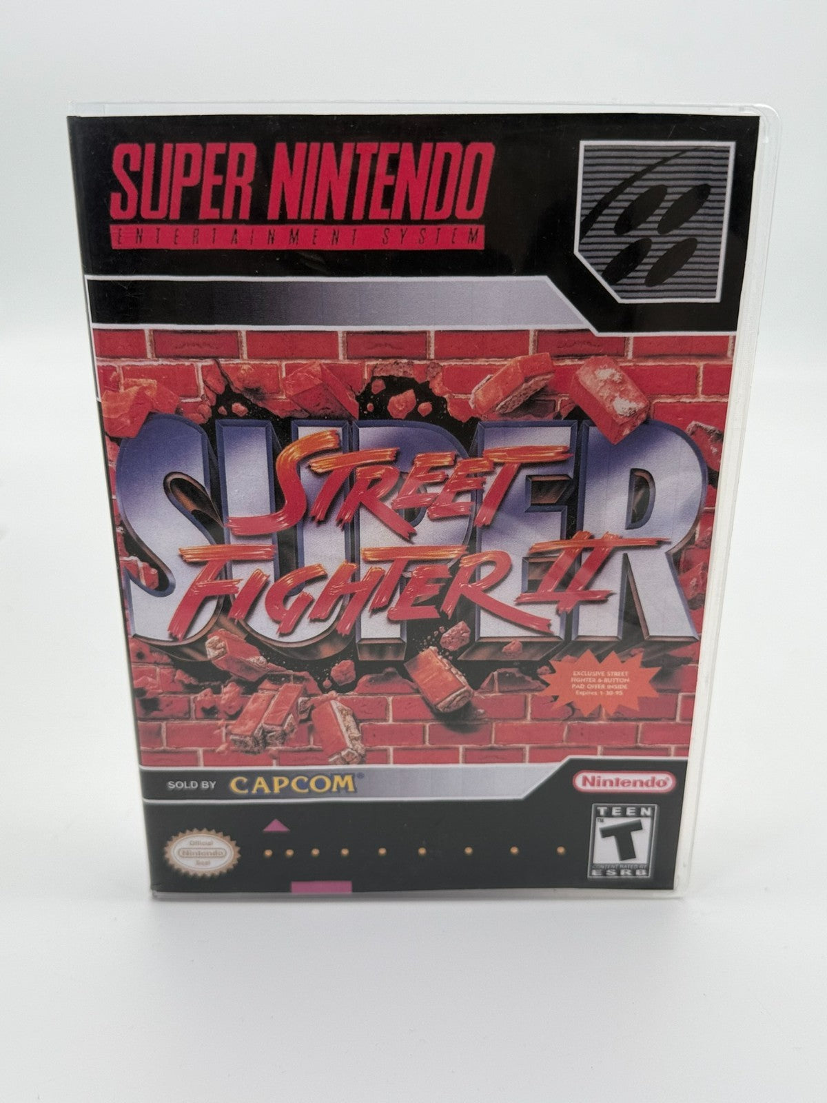 Super Street Fighter II Super Nintendo SNES NTSC-U/C bon état