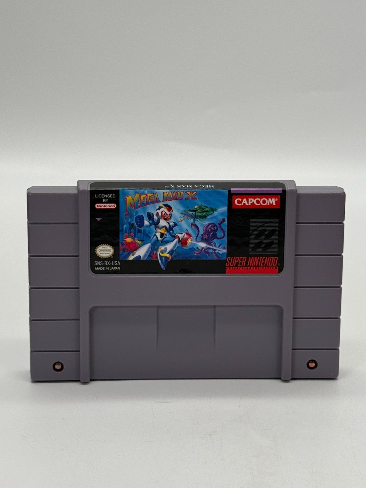 Mega Man X Super Nintendo SNES NTSC-U/C Sehr guter Zustand Modul + Anleitung