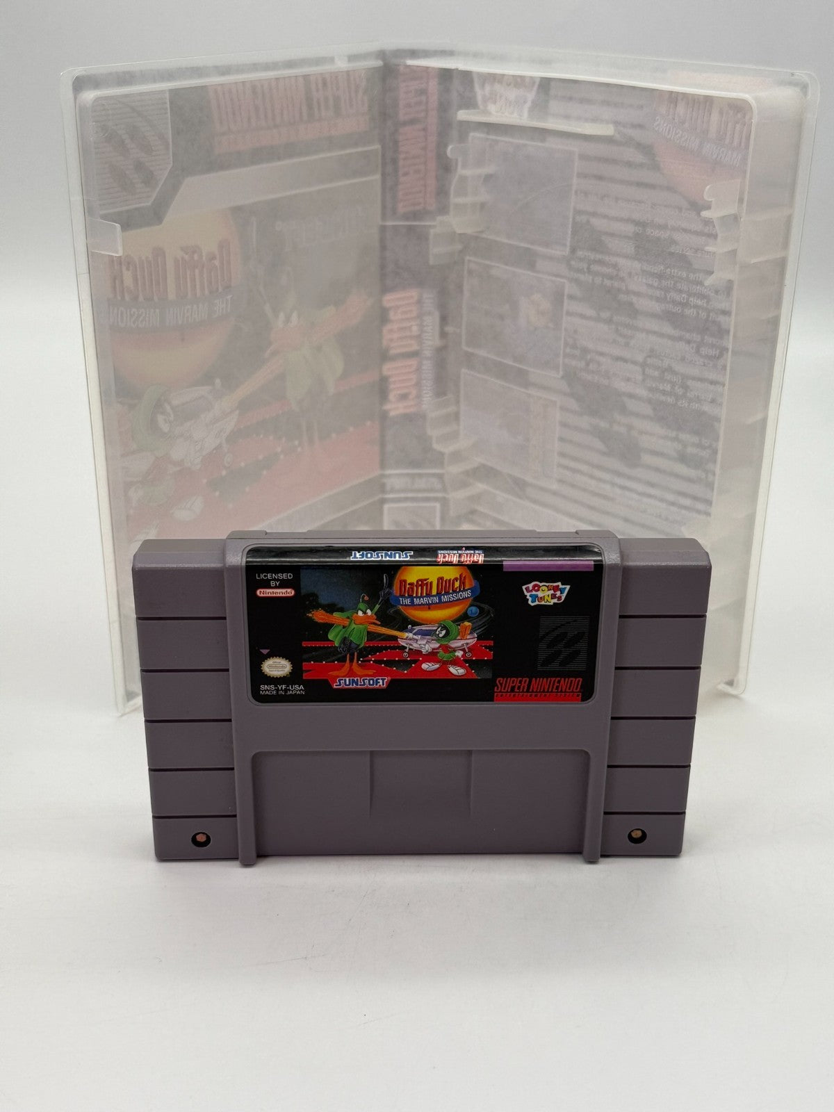 Daffy Duck The Marvin Missions Super Nintendo SNES NTSC-U/C bon - Très bon