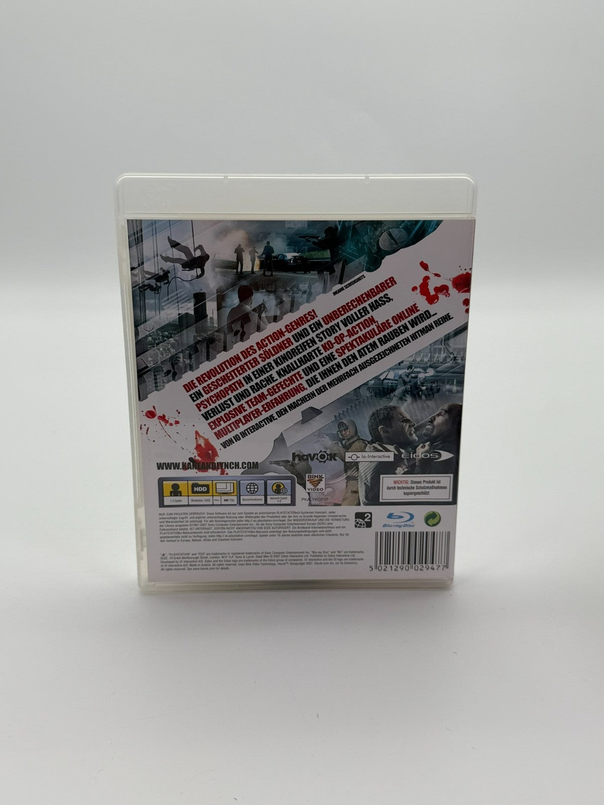 Kane & Lynch Dead Men Sony Playstation 3 Sehr guter Zustand CIB OVP