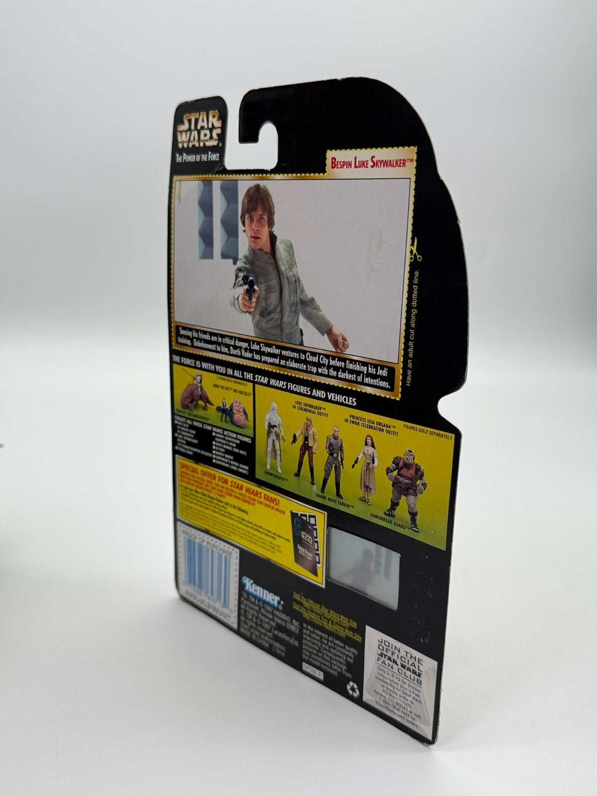 Star Wars Figure The Power Of The Force Bespin Luke Skywalker Kenner New