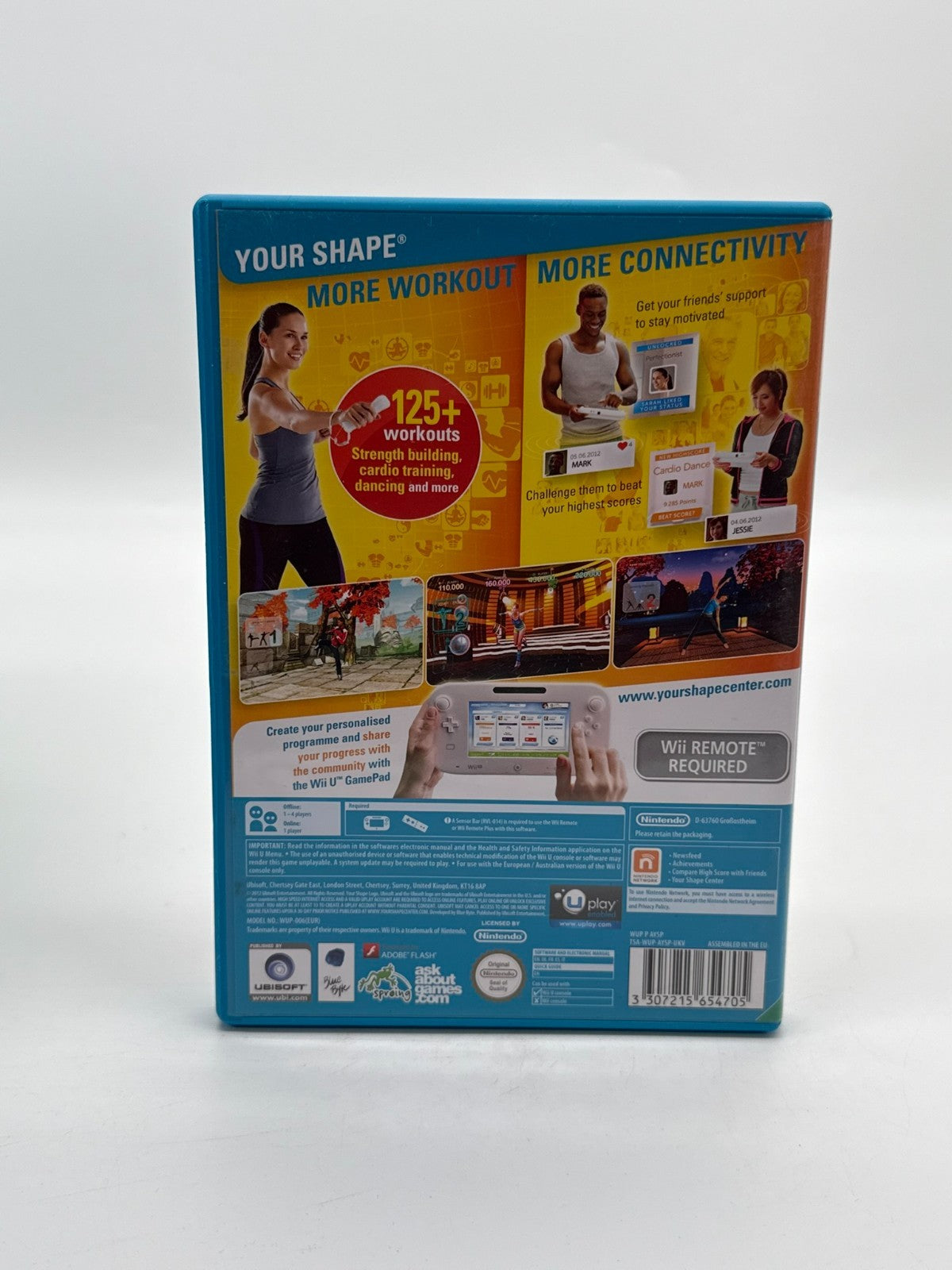 Your Shape Fitness Evolved 2013 Nintendo Wii U Very good condition CIB OVP
