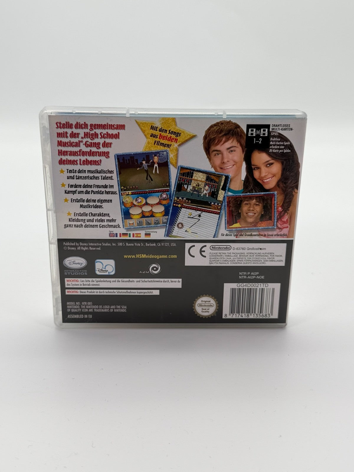 High School Musical Direct It! Nintendo DS Good Condition CIB OVP
