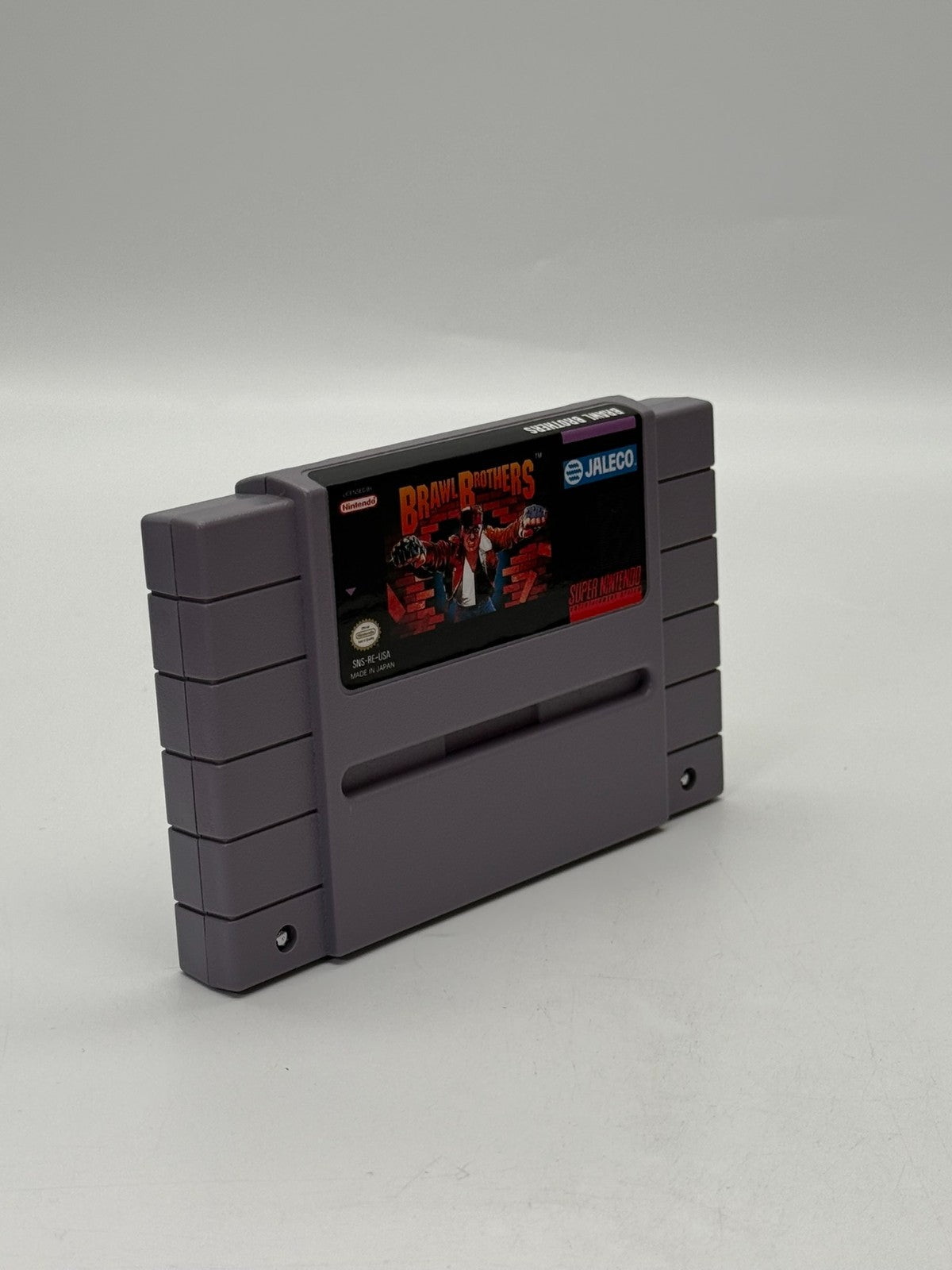 Brawl Brothers Super Nintendo SNES NTSC-U/C gut - Sehr gut Modul + Anleitung