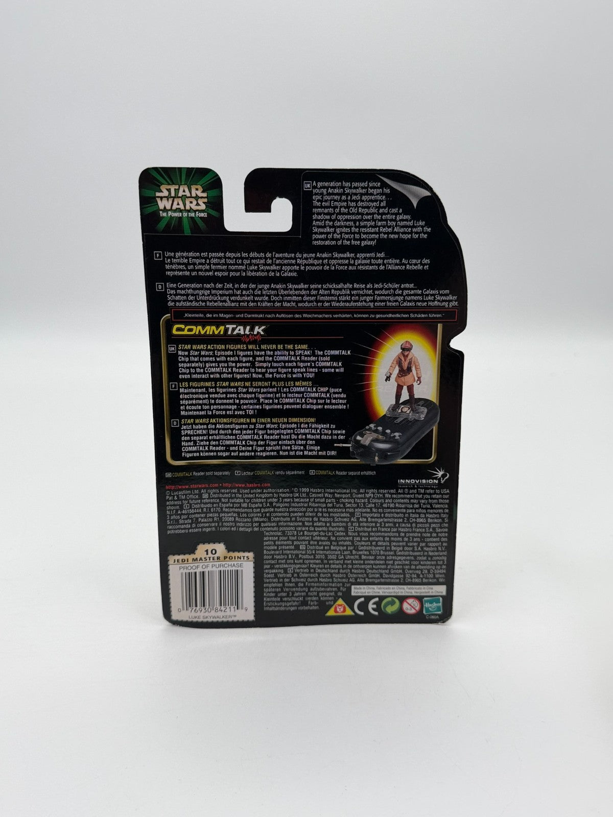 Star Wars Figure Luke Skywalker with T-16 Skyhopper The Kenner Collection New