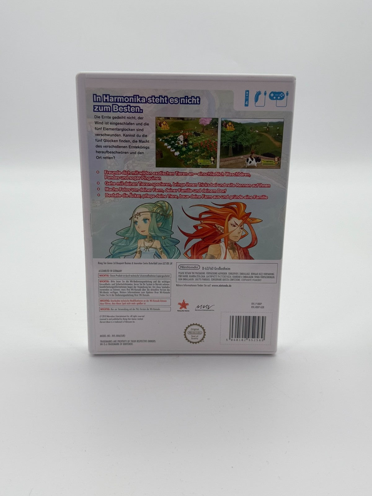 Harvest Moon Deine Tierparade Nintendo Wii Sehr guter Zustand CIB OVP