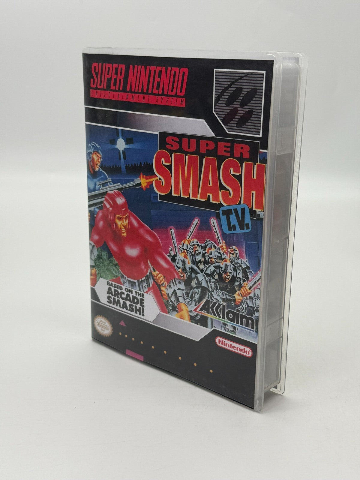 Super Smash T.V. Super Nintendo SNES NTSC-U/C bon - très bon cartouche + manuel