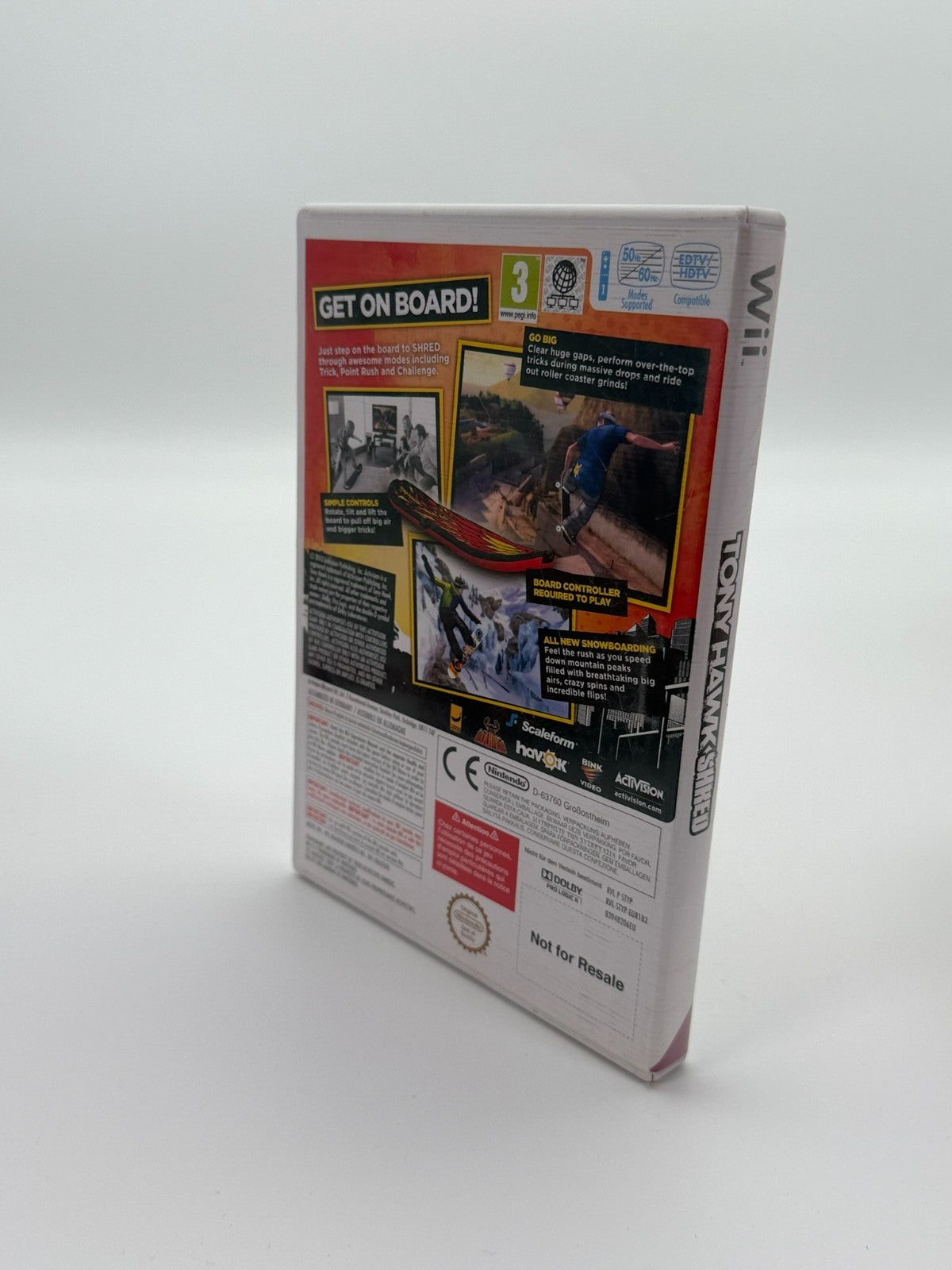 Tony Hawk Shred Nintendo Wii guter Zustand CIB OVP