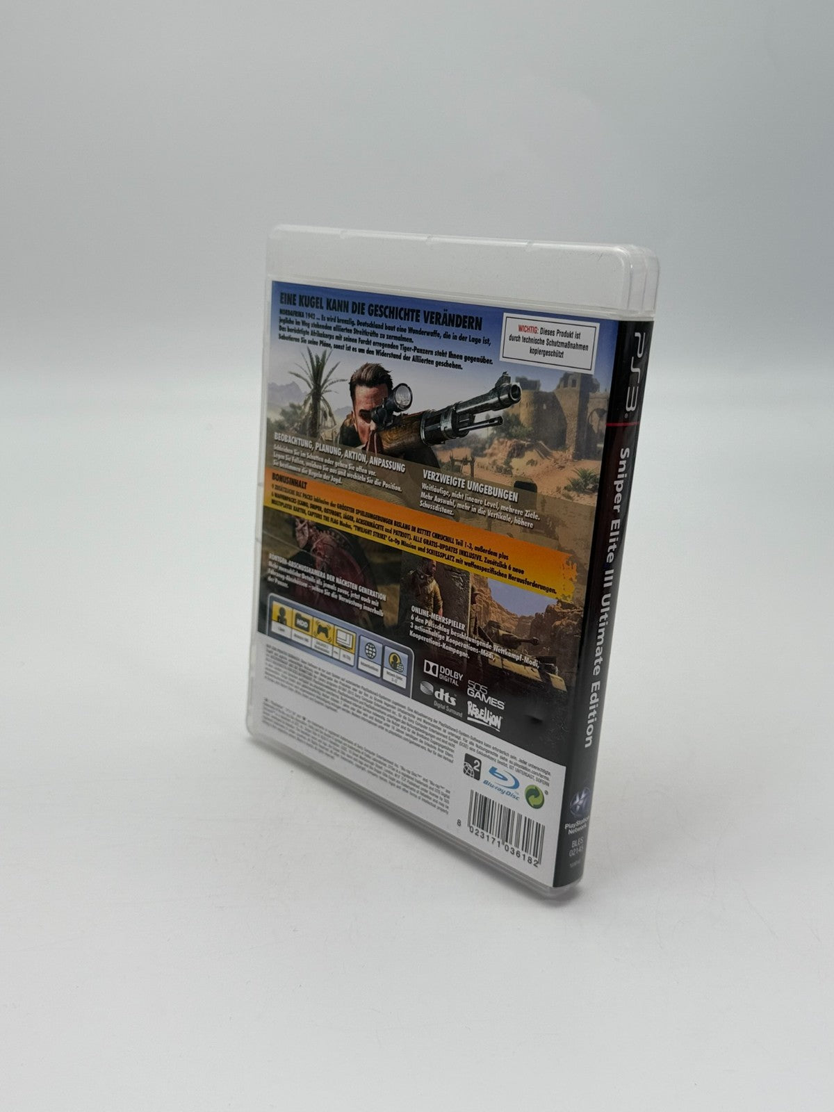 Sniper Elite III Ultimate Edition Sony Playstation 3 Sehr guter Zustand CIB OVP