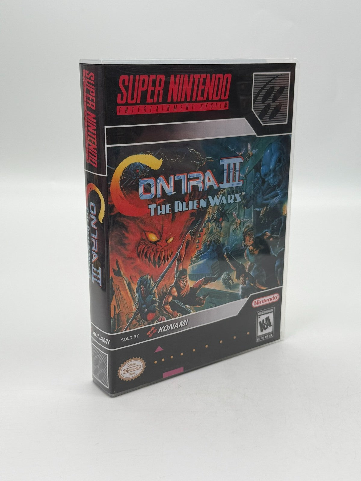 Contra III The Alien Wars Super Nintendo SNES NTSC-U/C Modul + Anleitung Gut