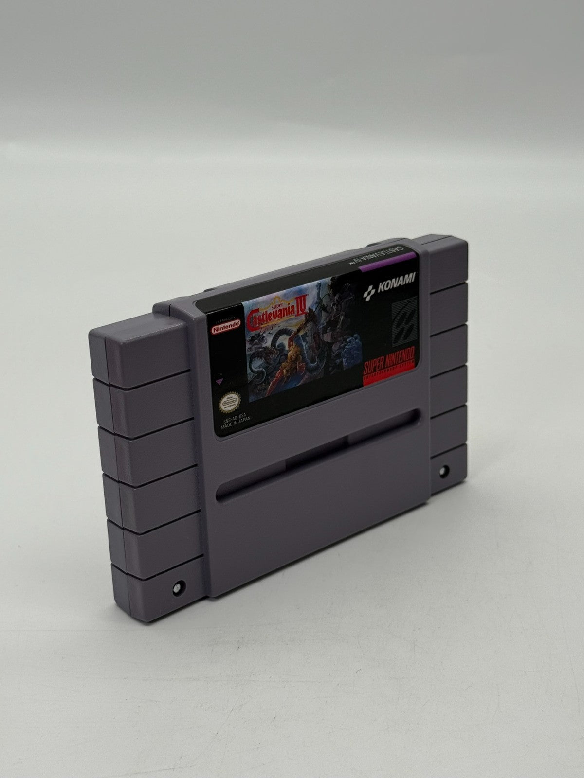 Super Castlevania IV Super Nintendo SNES NTSC-U/C Very Good Manual + Cartridge
