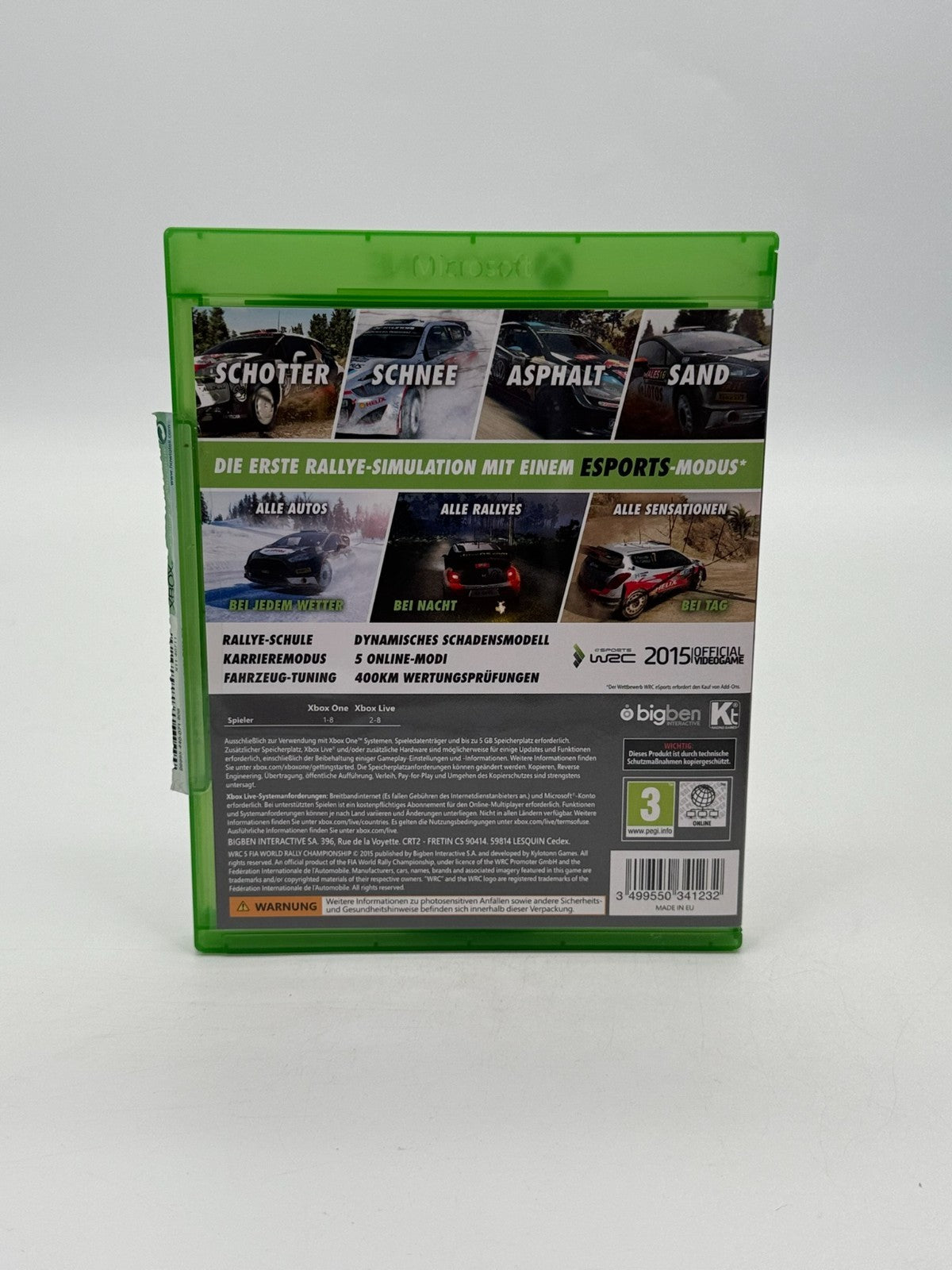 WRC 5 - FIA World Rally Championship Microsoft XBox One Sehr guter Zustand OVP