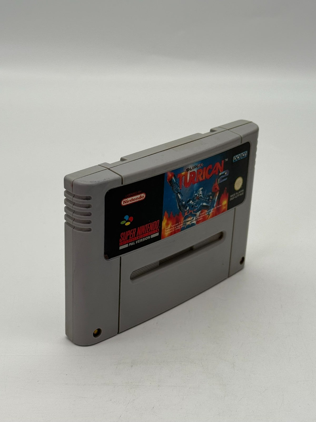 Super Turrican 2 Super Nintendo SNES PAL good condition Cartridge + Protective Sleeve