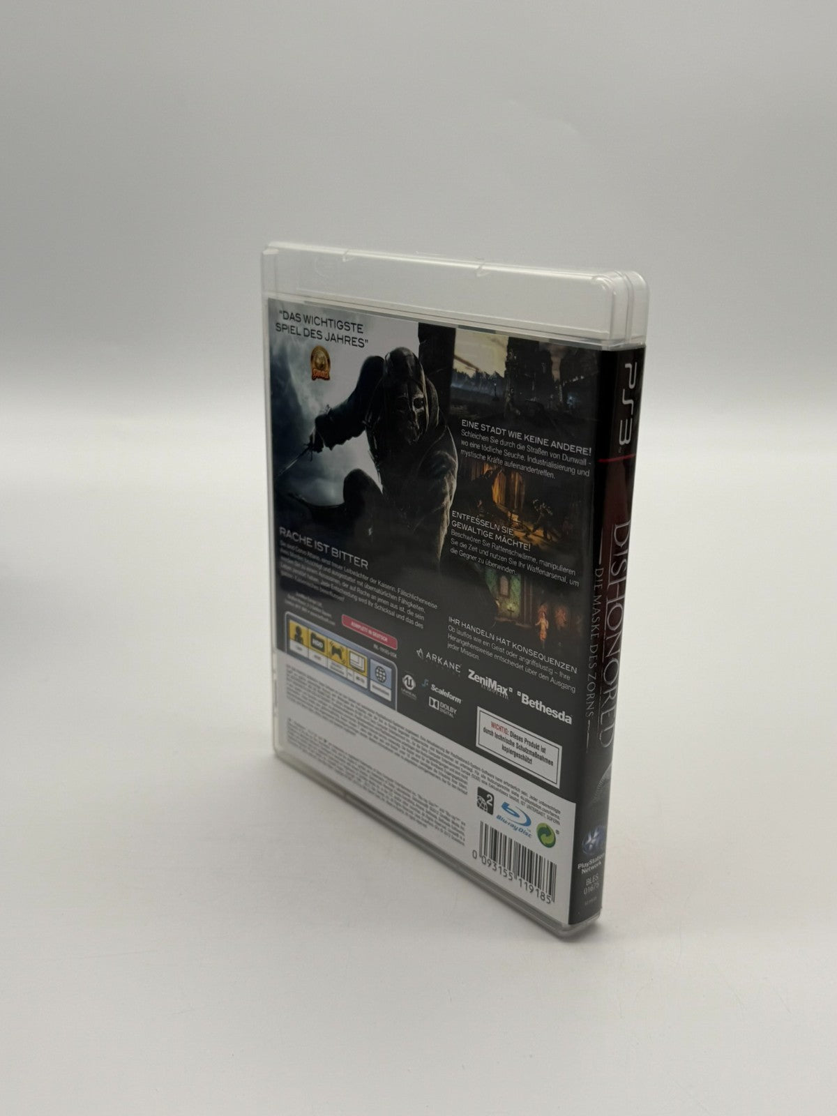 Dishonored La Masque de Zorn Sony PlayStation 3 Très bon état CIB OVP