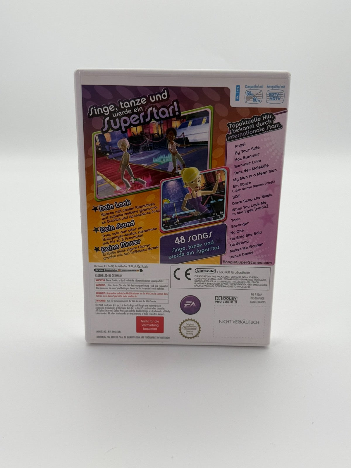 Boogie Superstar Nintendo Wii Sehr guter Zustand CIB OVP
