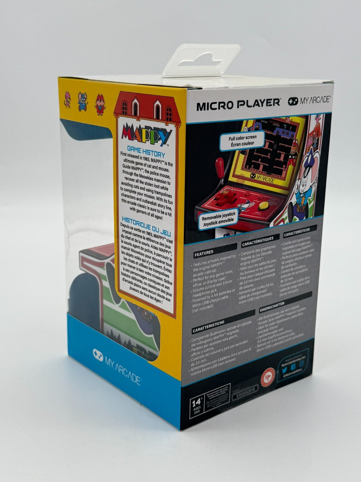 Mappy My Arcade Micro Player Rétro Arcade Scellé en Usine Neuf & Inutilisé