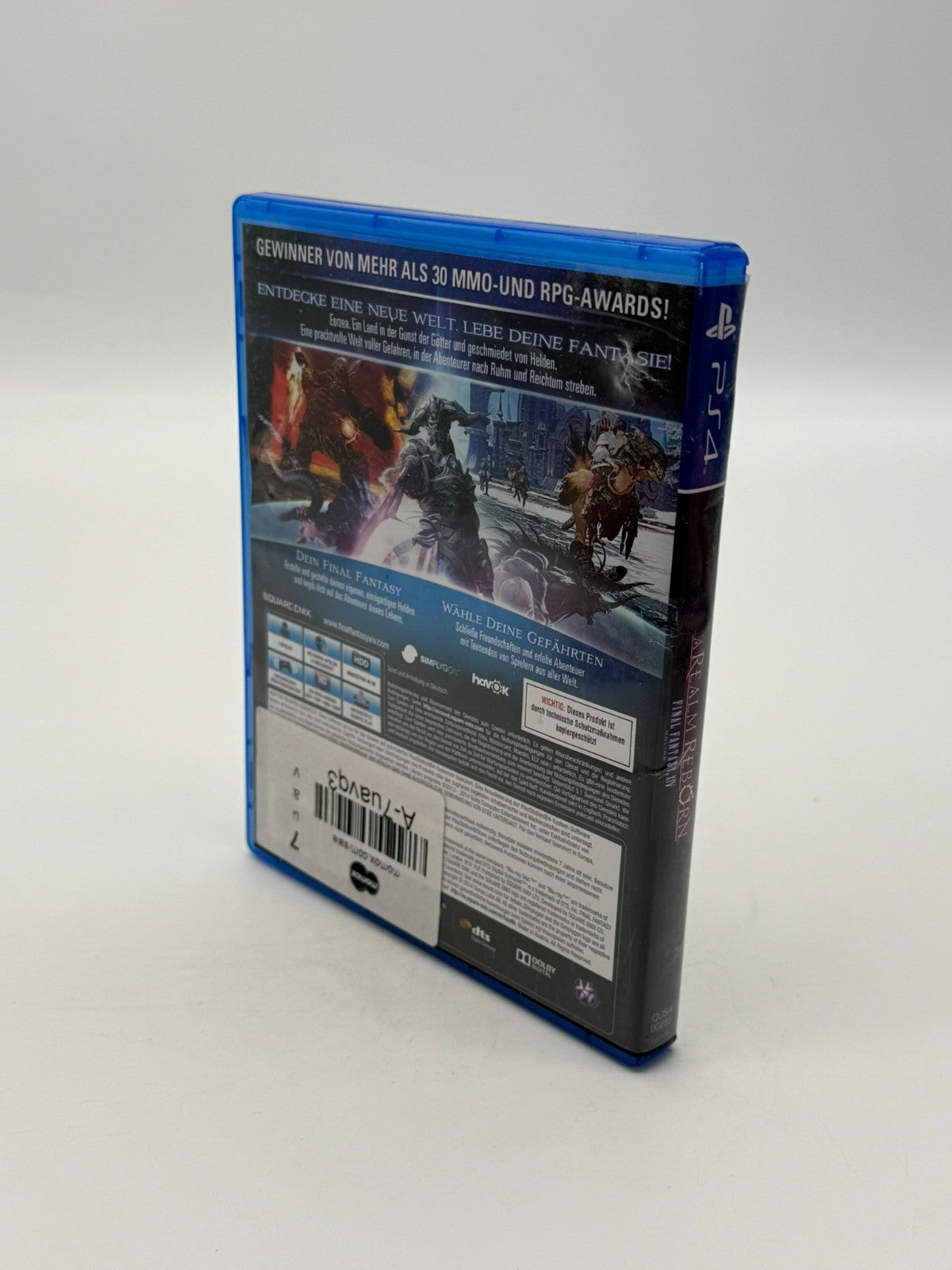 Final Fantasy XIV Online: A Realm Reborn Sony Playstation 4 Très bon état