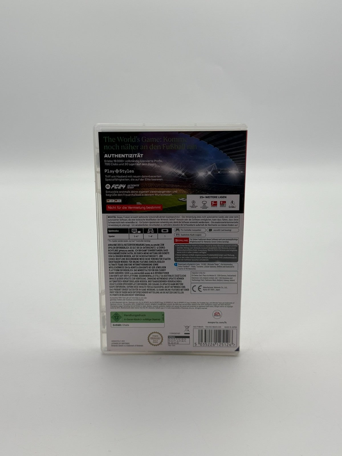EA Sports FC 24 Nintendo Switch good condition CIB OVP