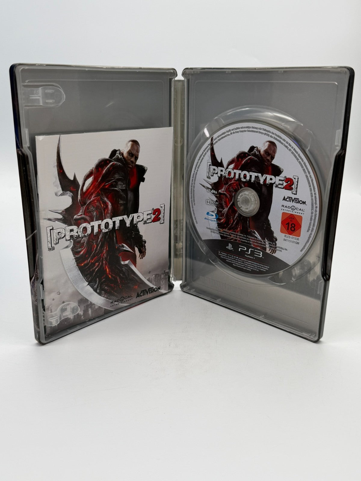Prototype 2 Édition Steelbook Sony Playstation 3 avec jeu Très bon état