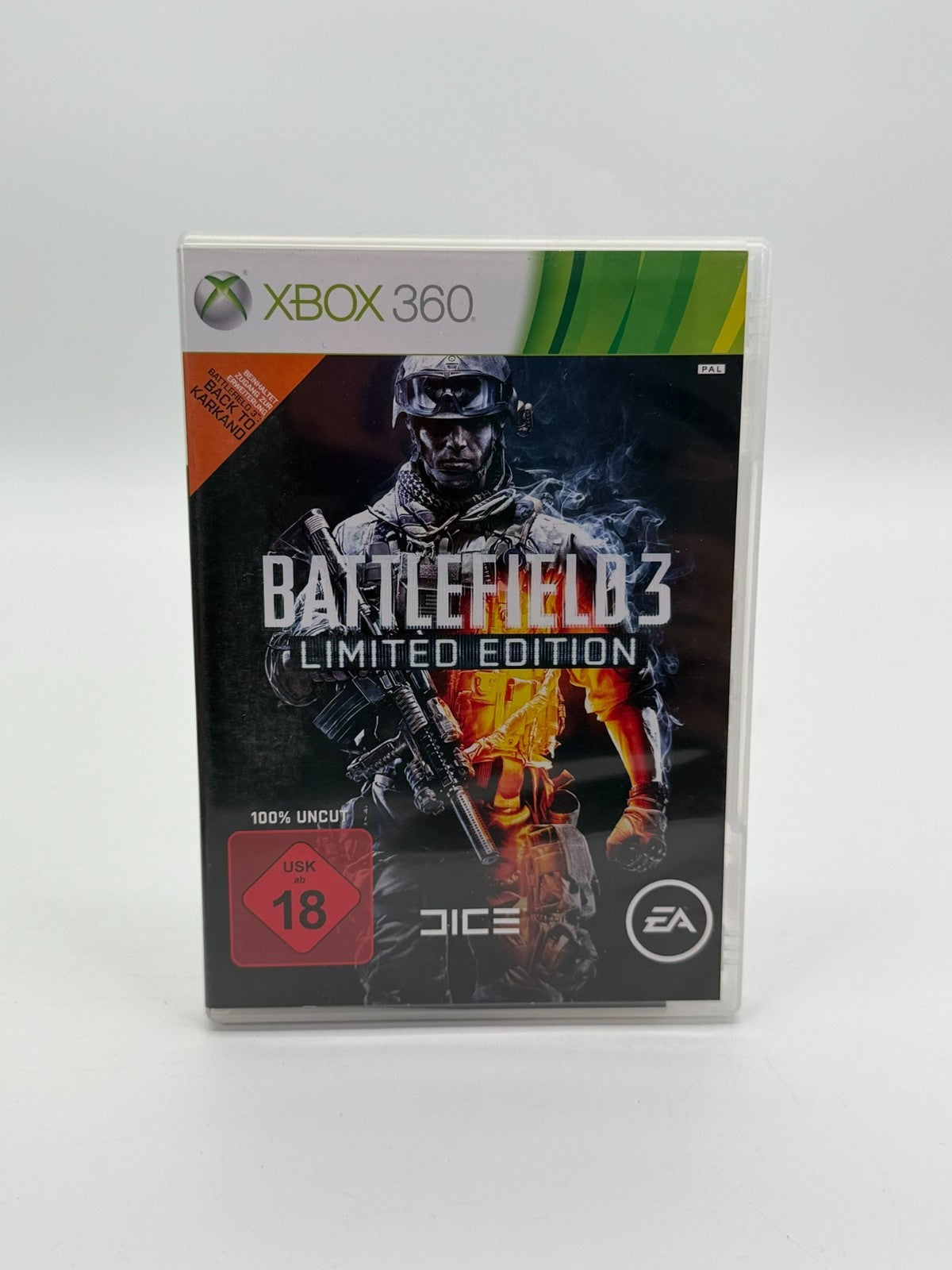 Battlefield 3 Limited Edition Microsoft XBox 360 guter Zustand CIB OVP