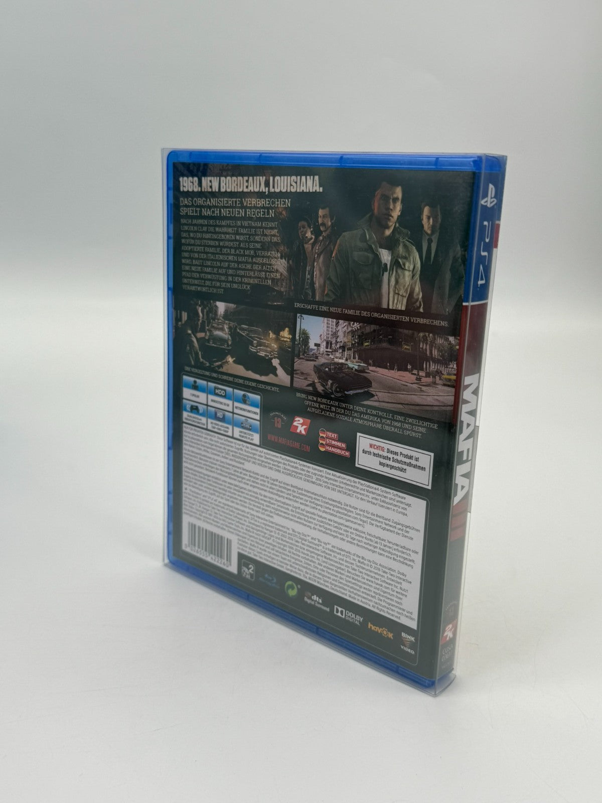 Mafia III Deluxe Edition Sony Playstation 4 Très bon état CIB OVP