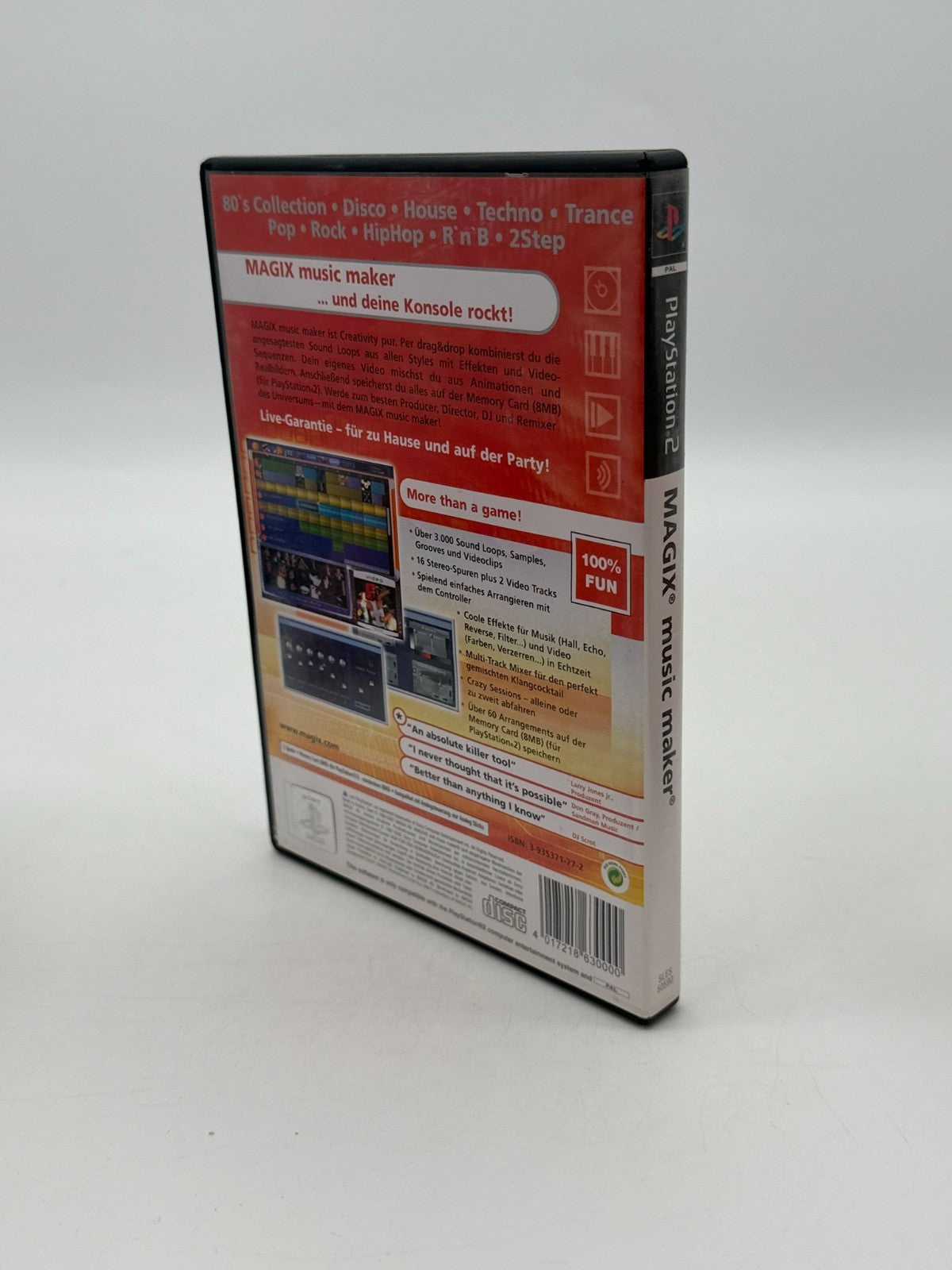 Magix Music Maker Sony Playstation 2 guter Zustand CIB OVP