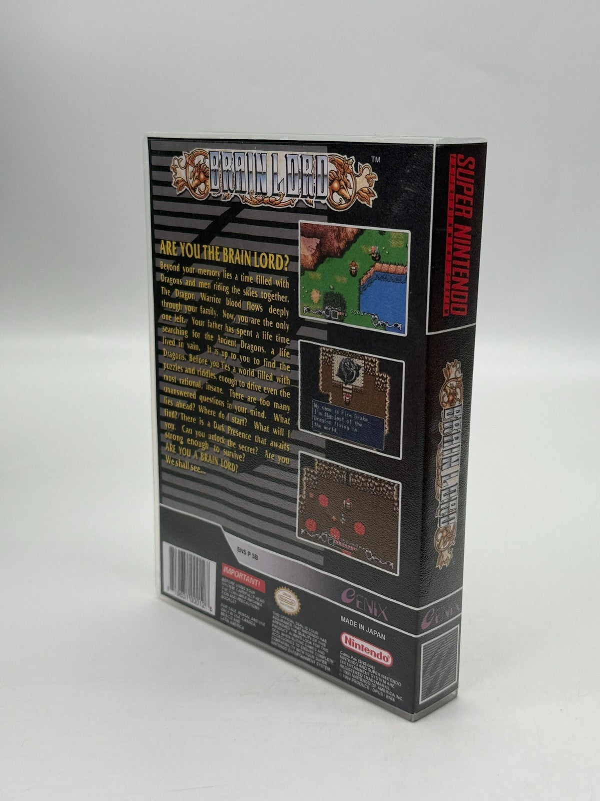 Brain Lord Super Nintendo SNES NTSC-U/C guter Zustand Modul + Anleitung