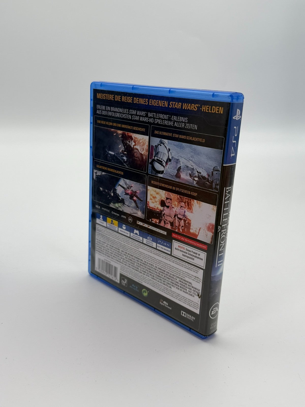 Star Wars Battlefront II Sony Playstation 4 guter Zustand CIB OVP