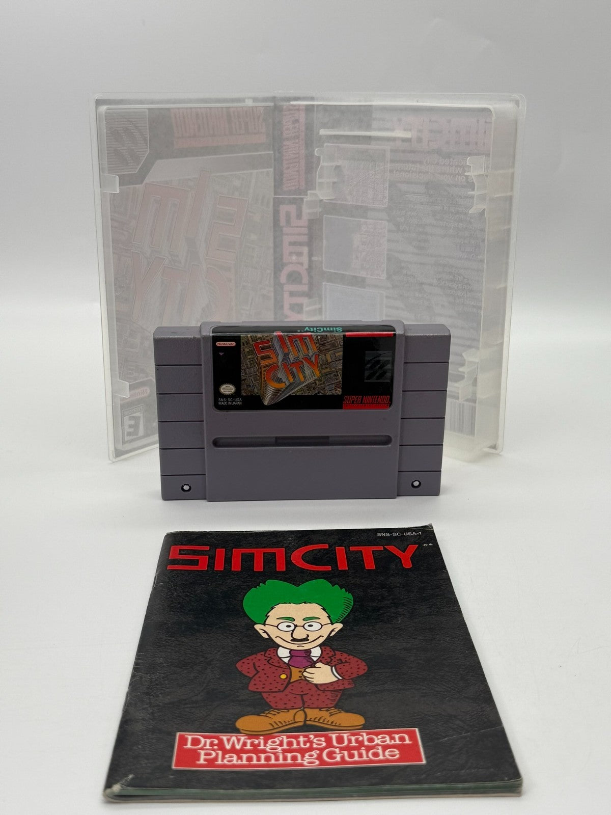 Sim City Super Nintendo SNES NTSC-U/C guter Zustand Modul + Anleitung