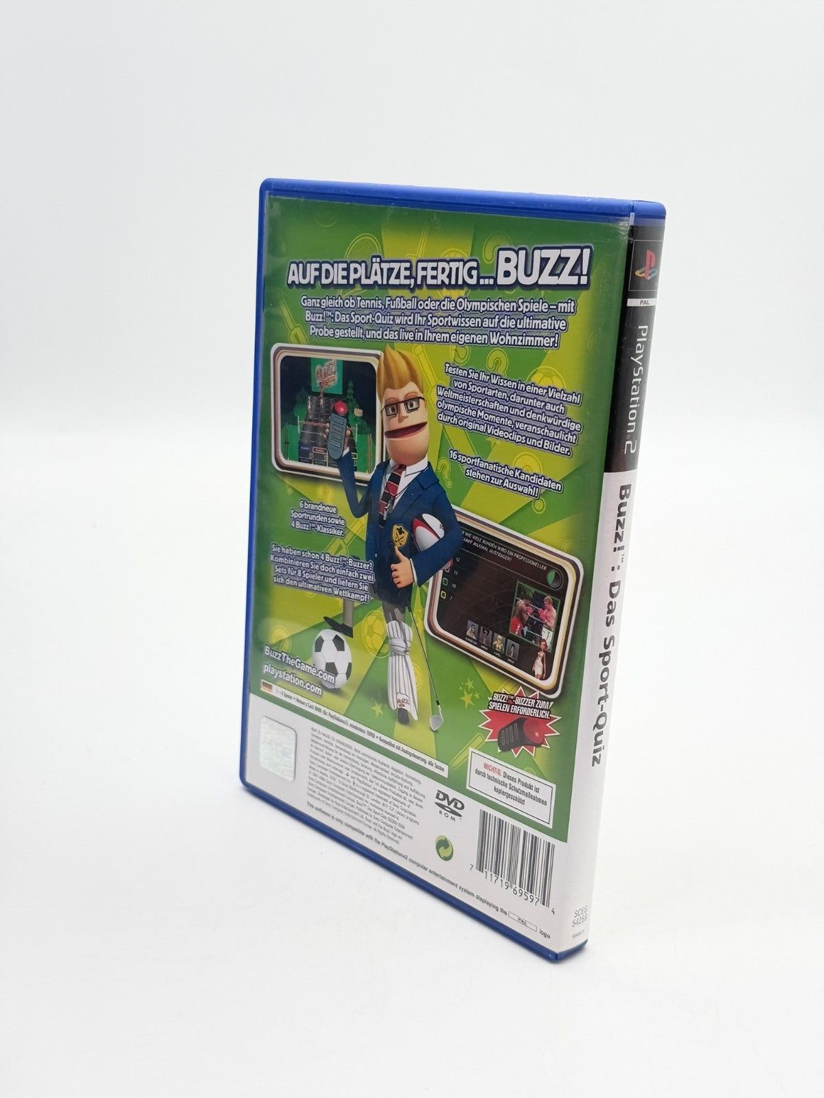 Buzz Le Quiz Sportif Sony Playstation 2 Très bon état Complet en boîte