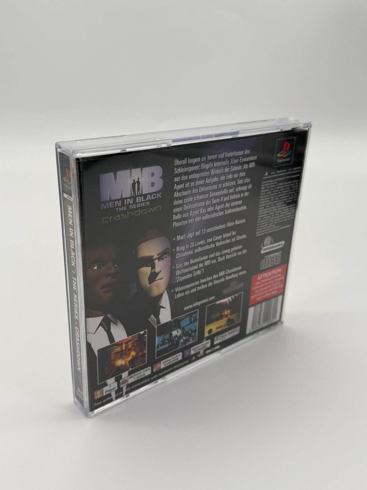 Men In Black The Series Crashdown Sony Playstation 1 guter Zustand