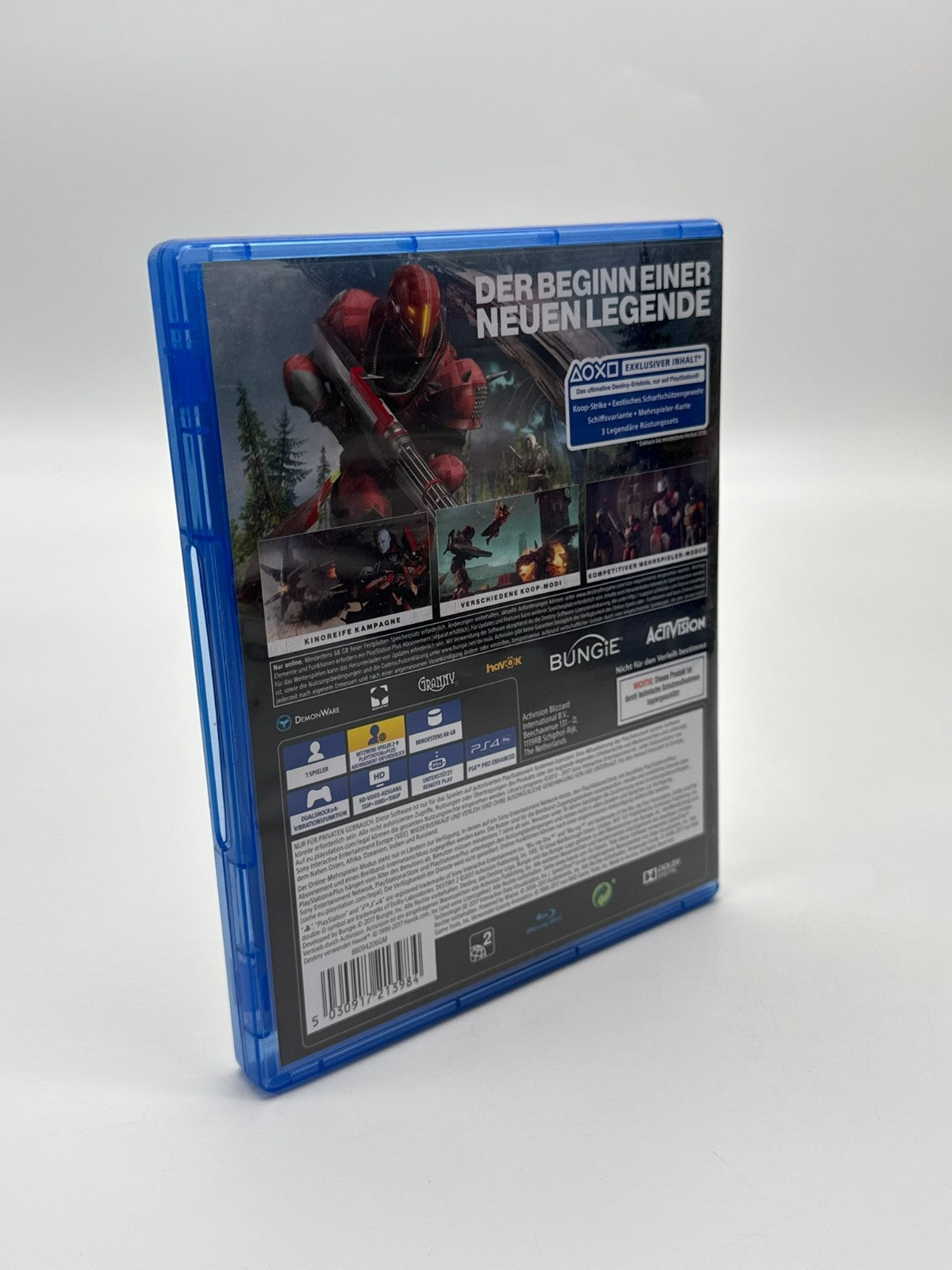Destiny 2 Sony PlayStation 4 Very Good Condition CIB OVP