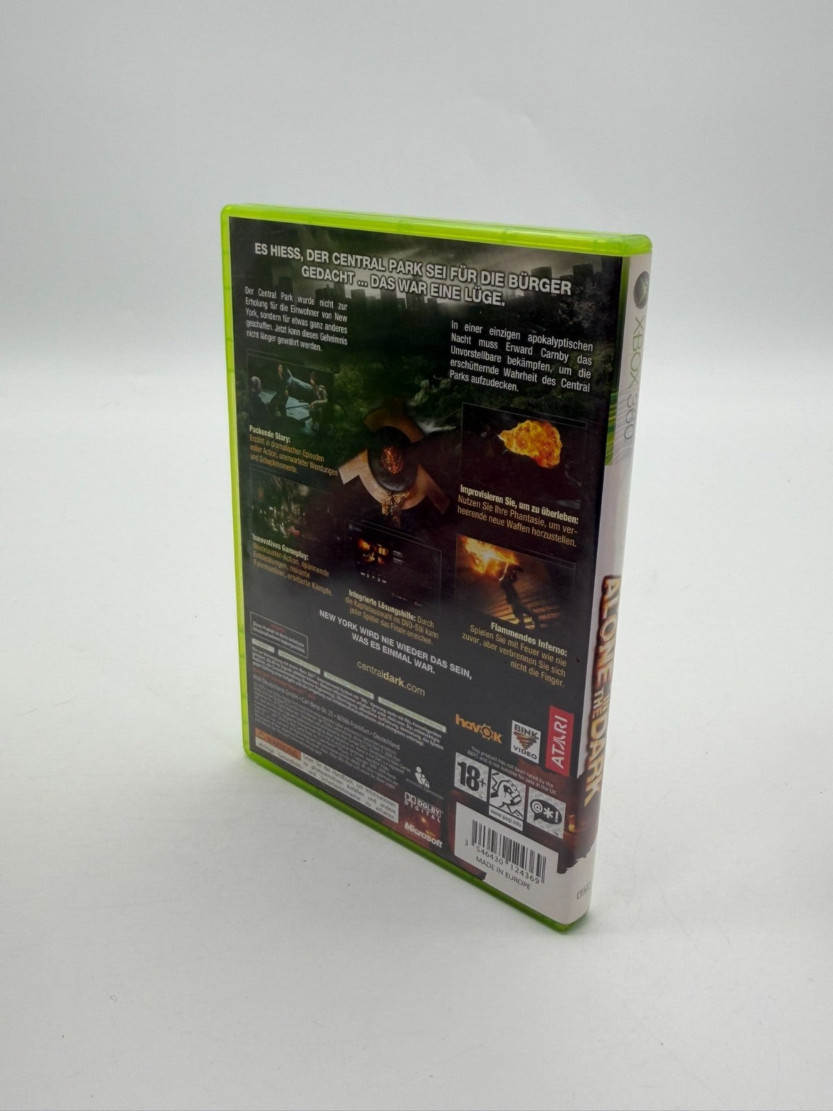 Alone In The Dark Microsoft XBox 360 Acceptable Condition CIB OVP