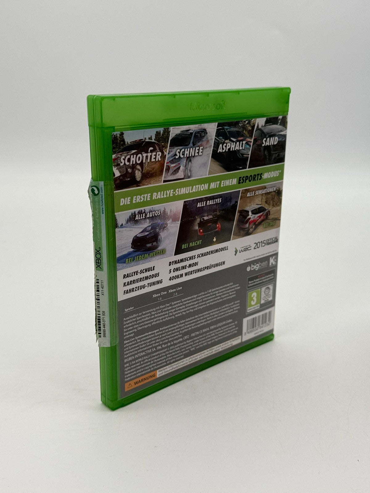 WRC 5 - FIA World Rally Championship Microsoft XBox One Sehr guter Zustand OVP
