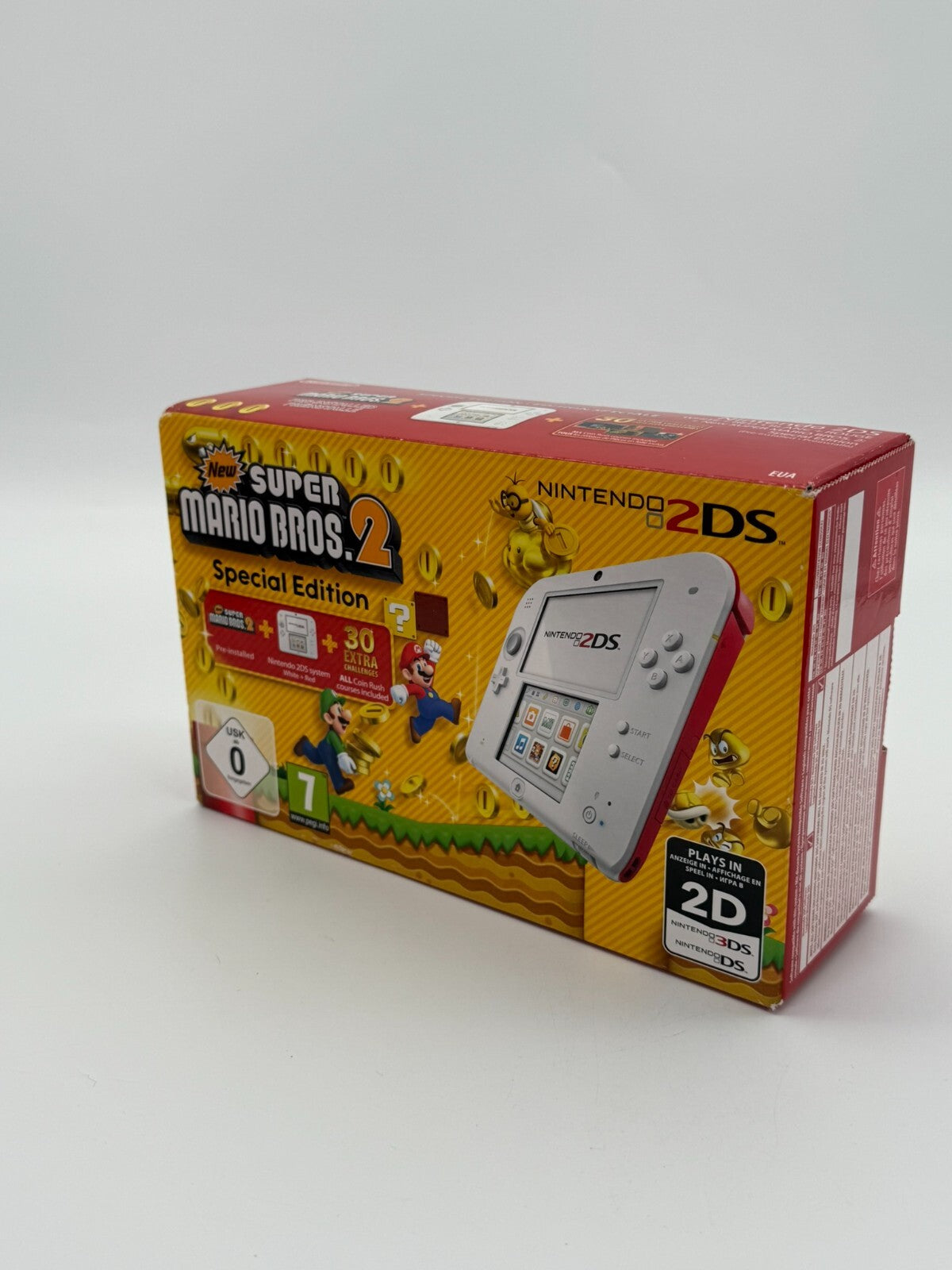 Nintendo 2DS New Super Mario Bros. 2 Special Edition Neu & Unbenutzt Selten