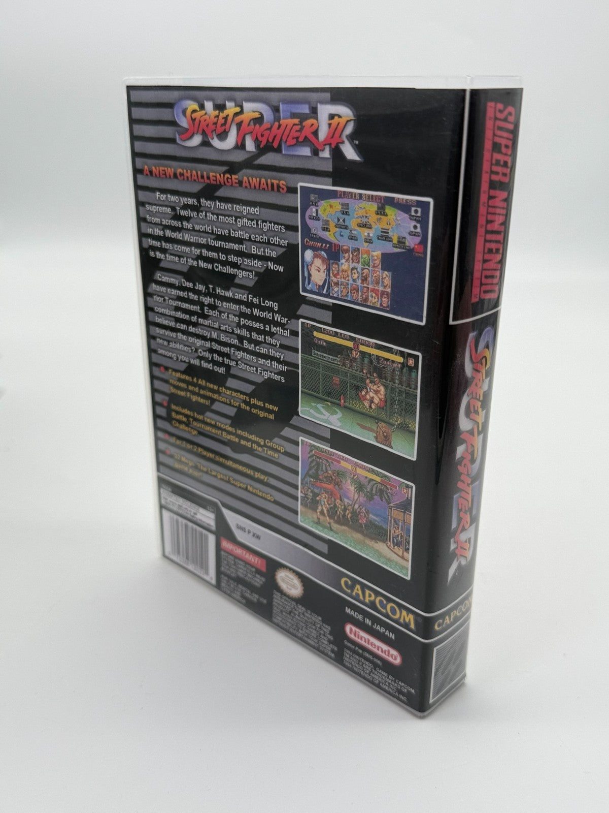 Super Street Fighter II Super Nintendo SNES NTSC-U/C guter Zustand