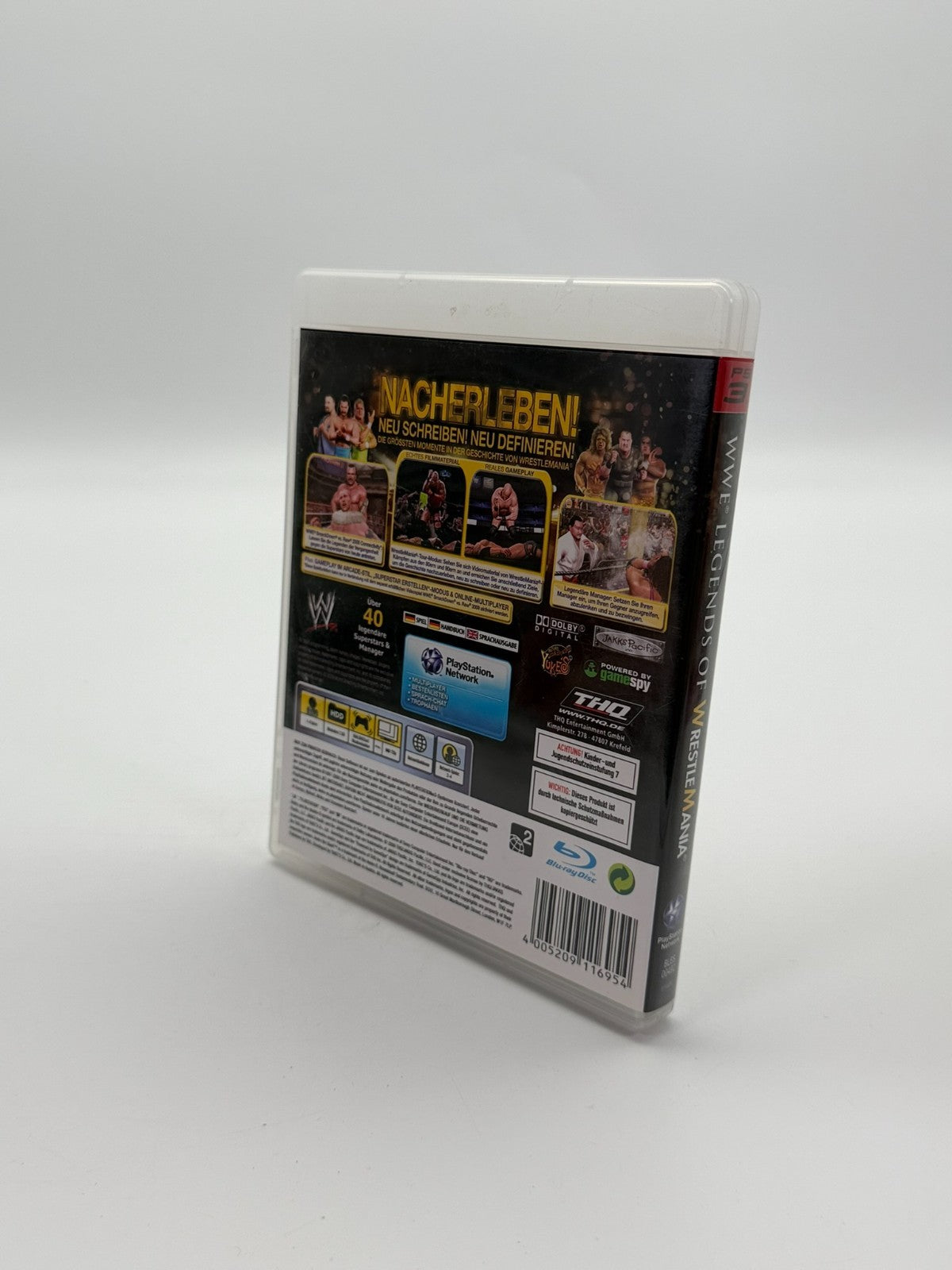 WWE Legends of WrestleMania Sony Playstation 3 Sehr guter Zustand CIB OVP
