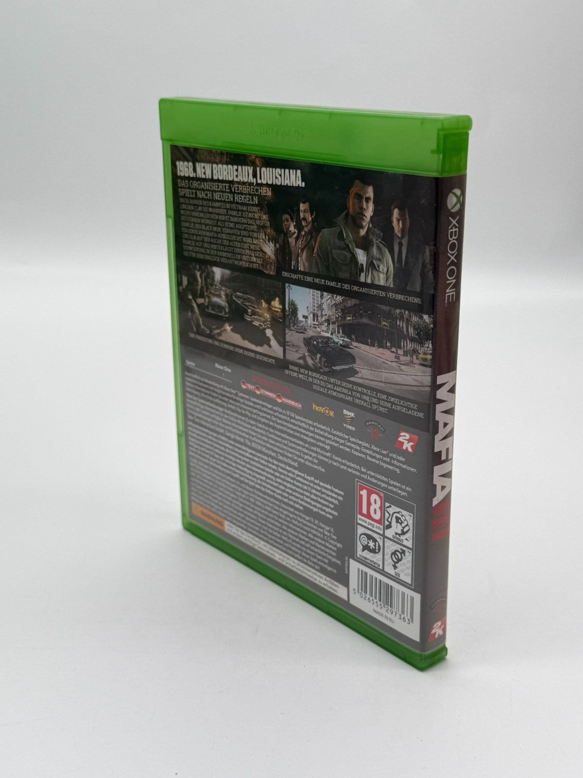 Mafia III Microsoft XBox One État neuf CIB OVP