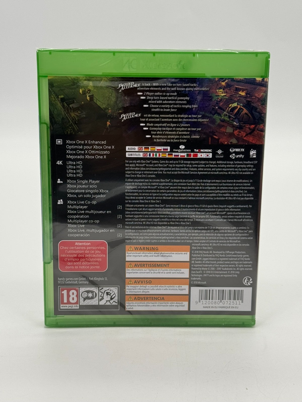 Jagged Alliance Rage Microsoft XBox One scellé en usine CIB OVP Neuf